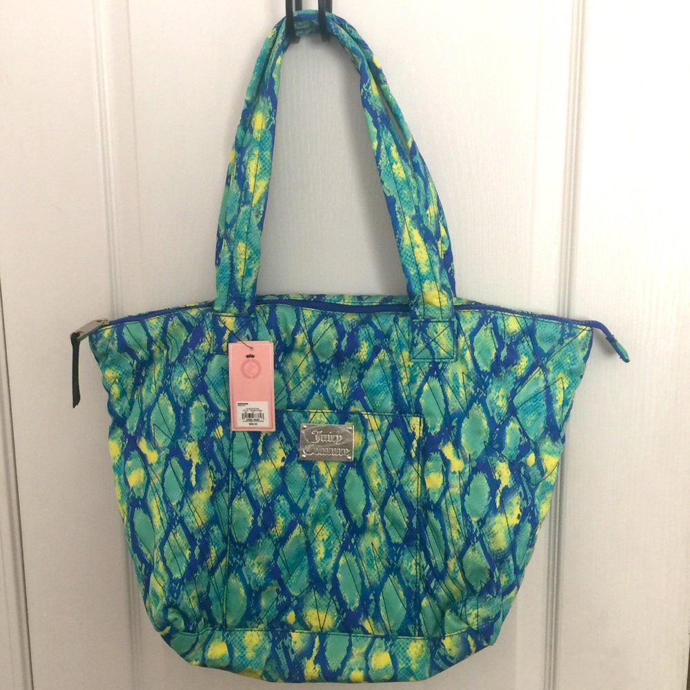 Juicy Couture Python Gym/Beach Bag 2 Wet Bags 🏖